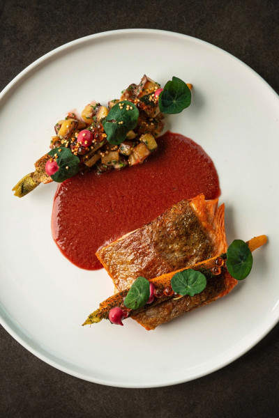 Noc v deluxe pokoji s degustačním menu od Ondřeje Slaniny